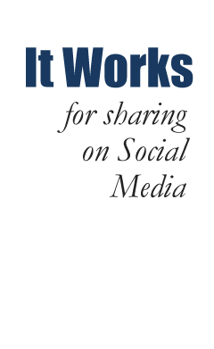 It Works for sharing on Social Media