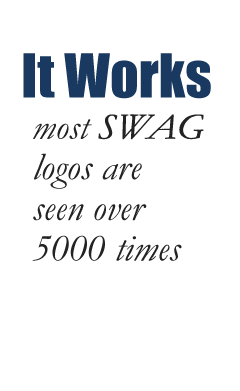 It Works most SWAG logos are seen over 5000 times